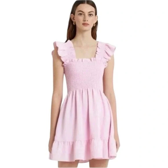 NEW Hill House Elizabeth Nap dress. Ballerina Pink. XS. NWT - Picture 2 of 7